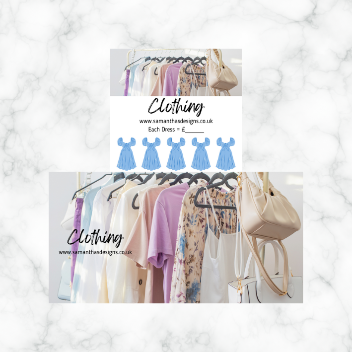 Clothing Savings Challenges - A6 Cash Stuffing Challenges
