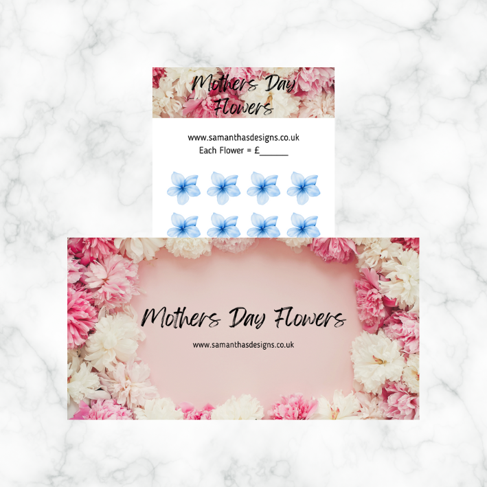 Mothers Day Savings Trackers - A6 Cash Stuffing Challenges