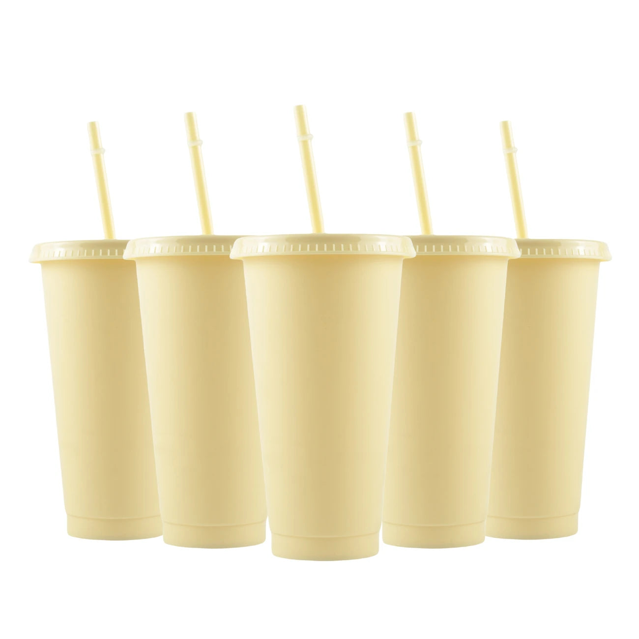 24oz Cold Cup Tumbler with Lid and Straw - Customisable - Samantha's Designs