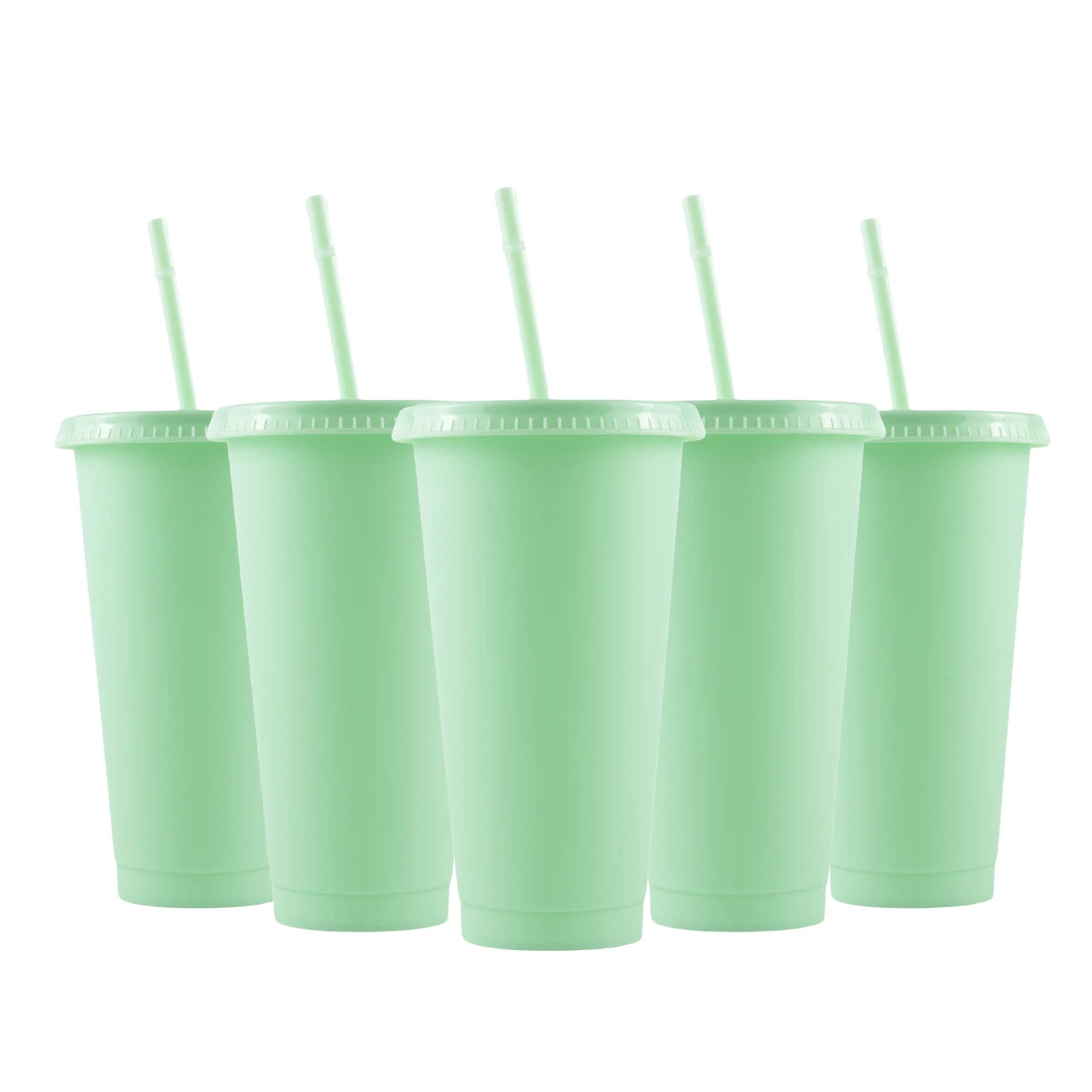24oz Cold Cup Tumbler with Lid and Straw - Customisable - Samantha's Designs