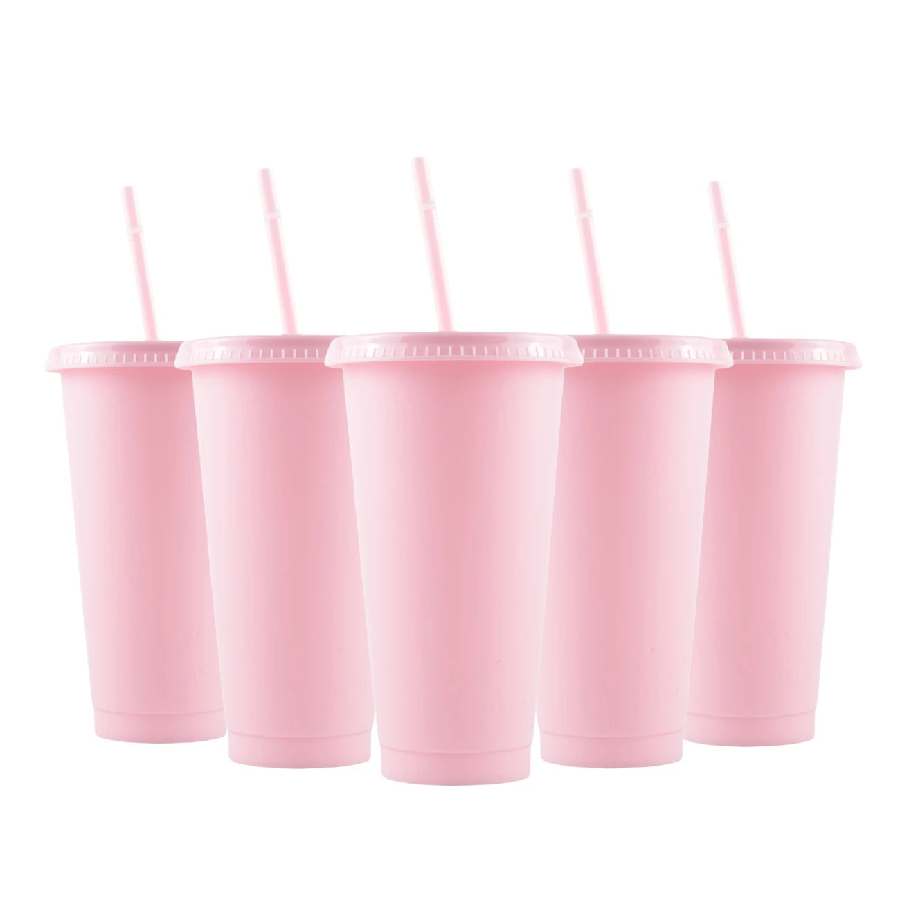 24oz Cold Cup Tumbler with Lid and Straw - Customisable - Samantha's Designs