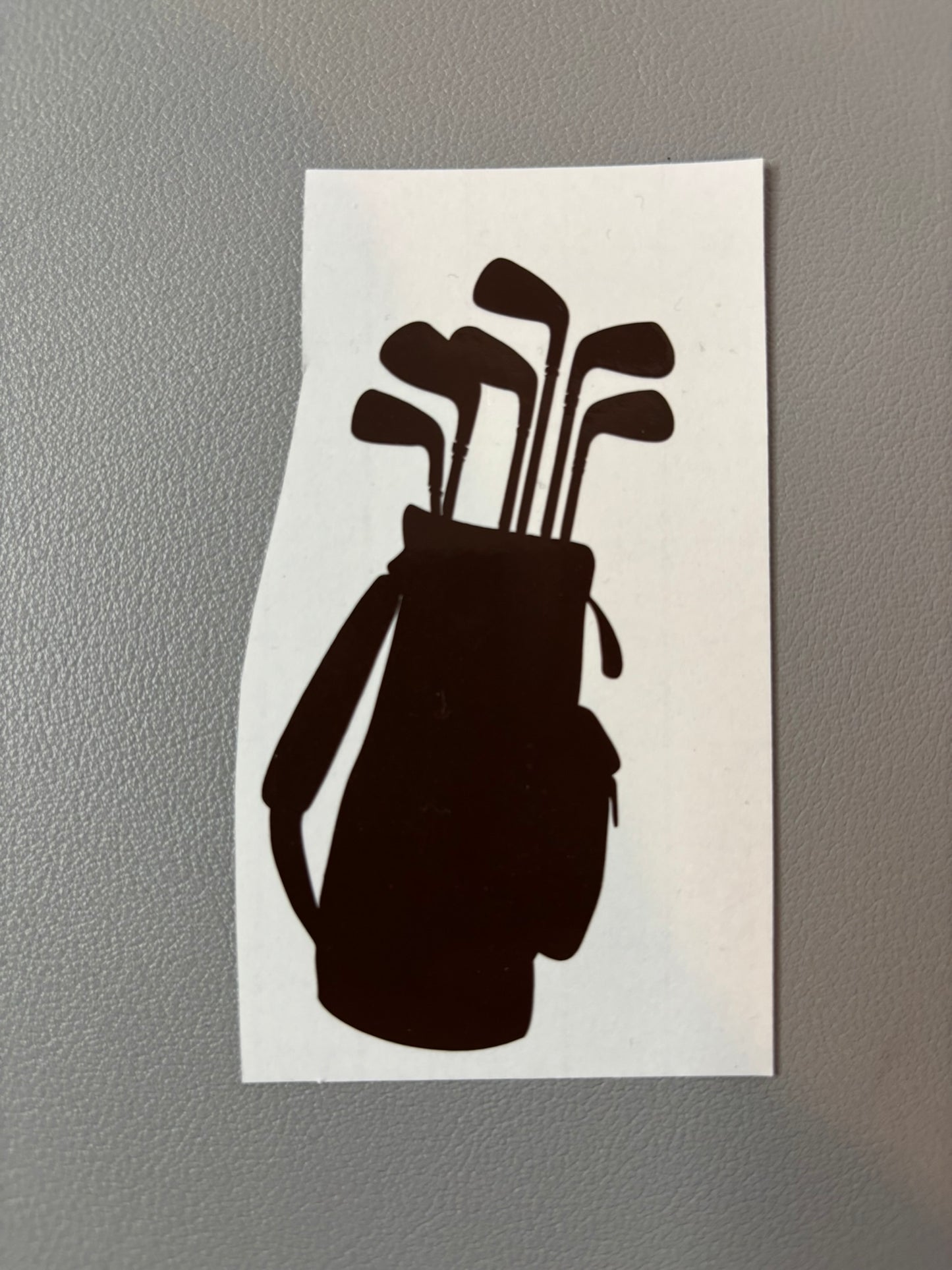 Golfing Vinyl Decal