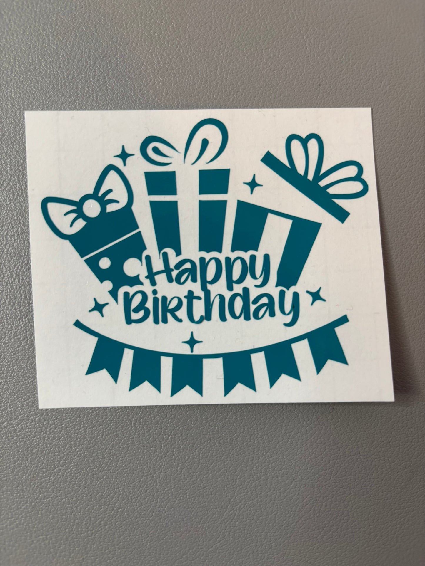 Happy Birthday Vinyl Decals