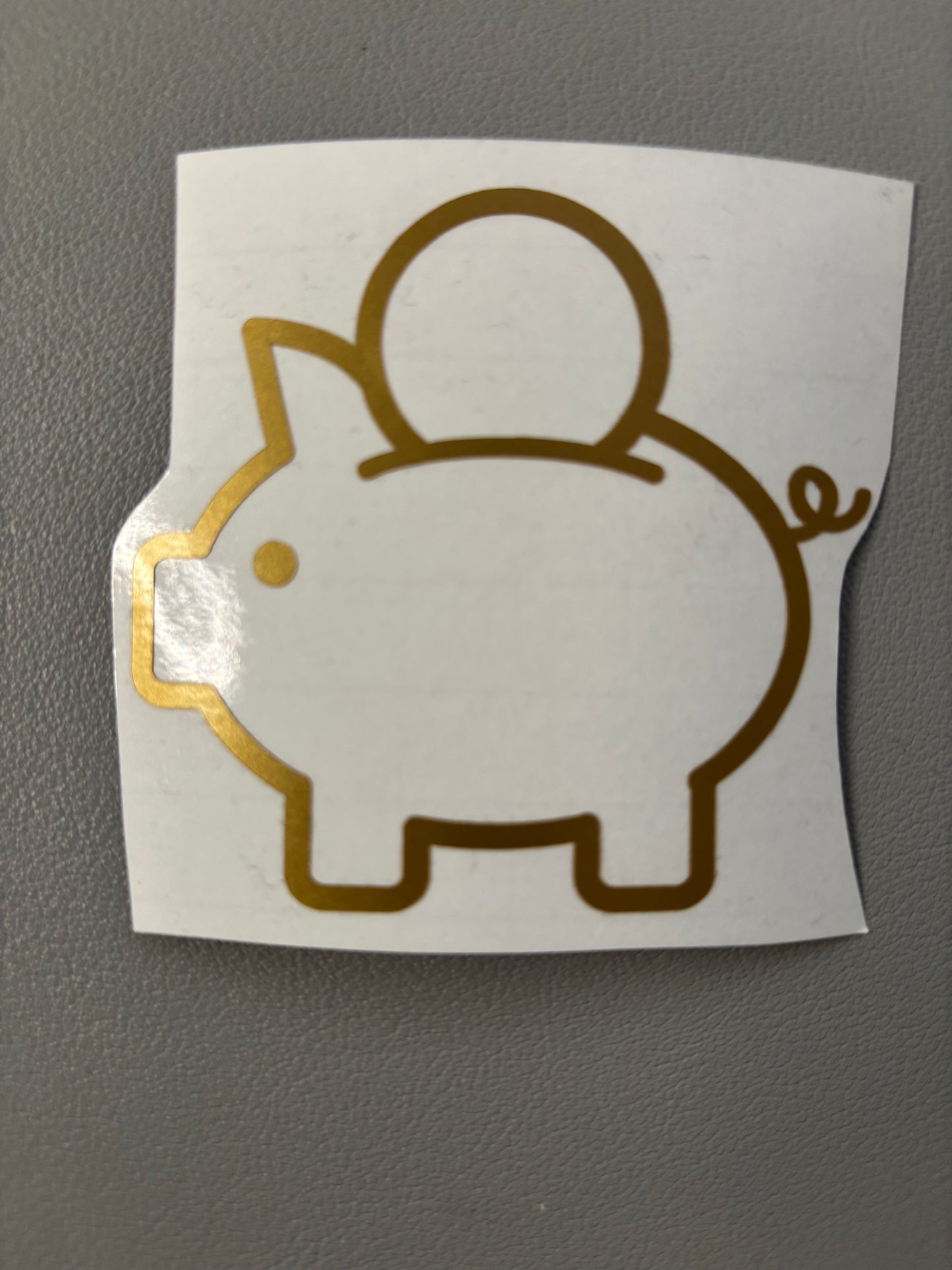 Piggy Bank Vinyl Decal