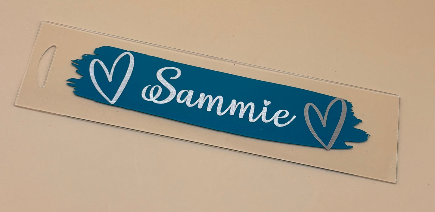 Personalised Name Bookmarks