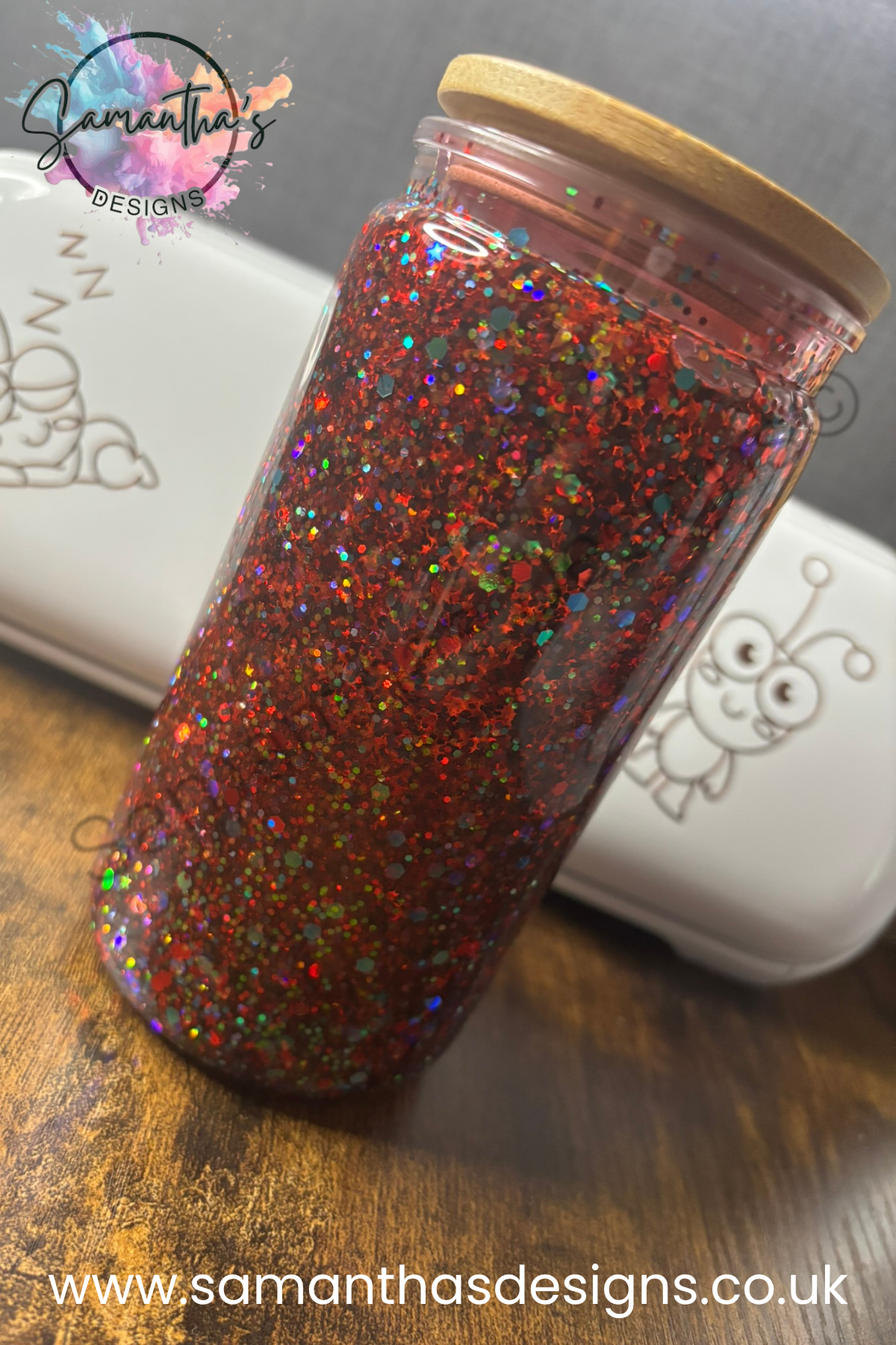 PRE-MADE : 16oz Snowglobe Tumblers