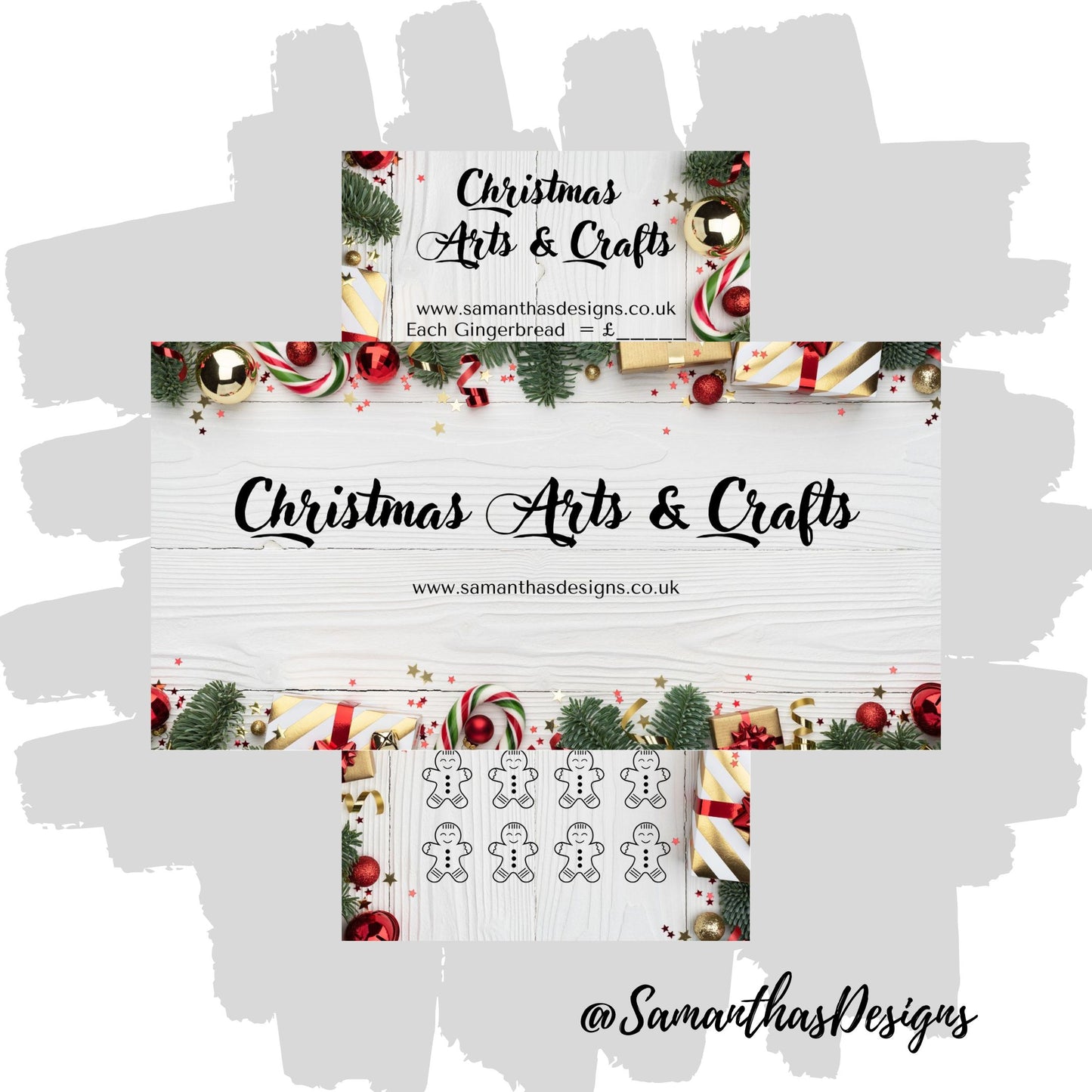 Wooden Christmas Arts & Crafts Savings Tracker