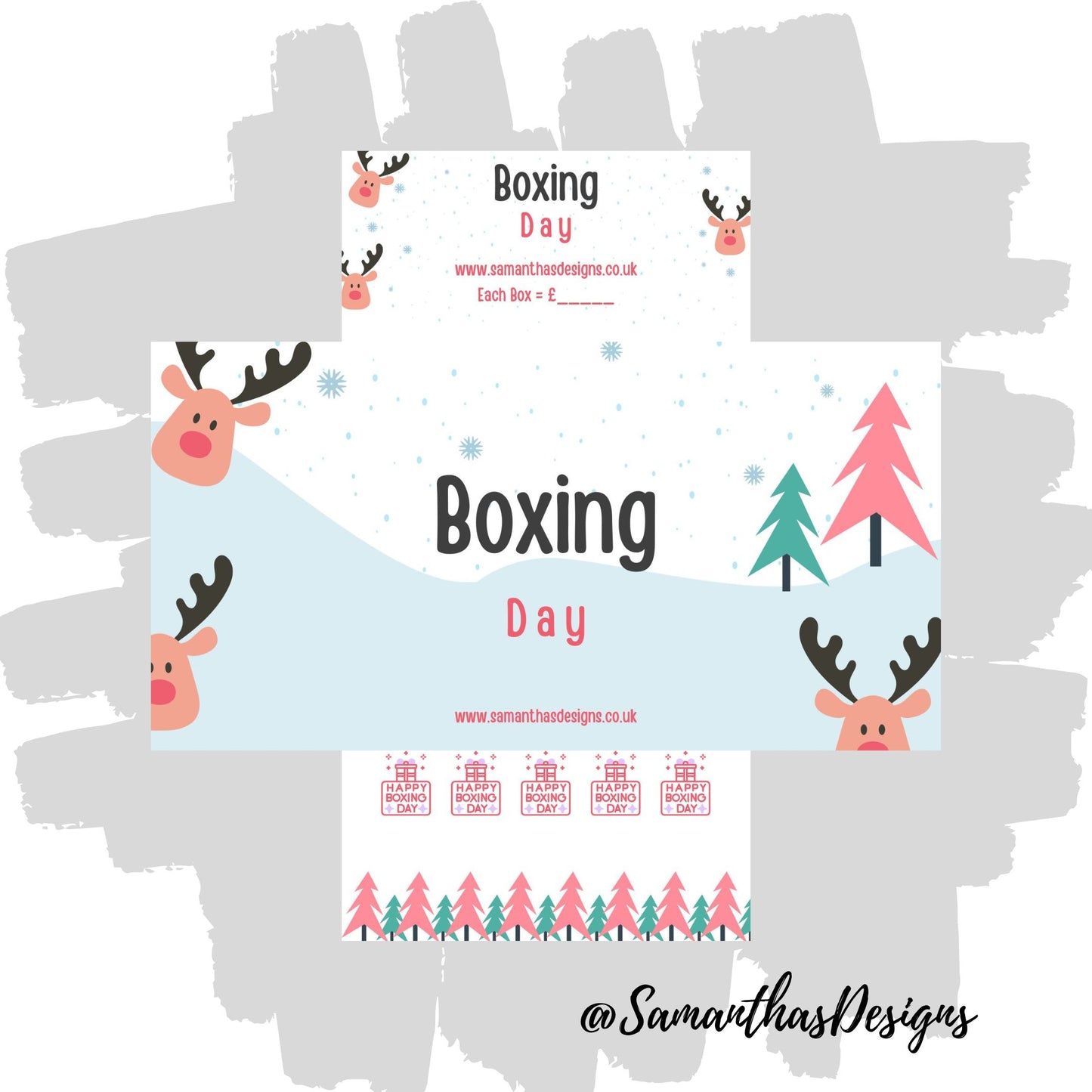 Reindeer Boxing Day Savings Tracker
