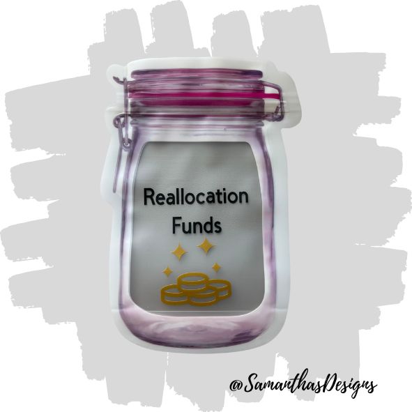Reallocation Funds Coin Pouch - Cash Stuffing
