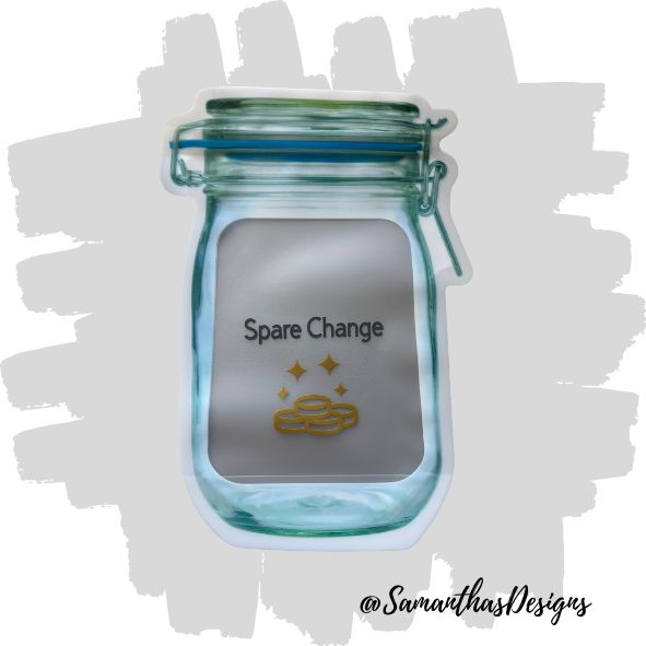 Spare Change Coin Pouch - Cash Stuffing