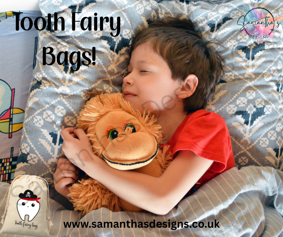 🦷✨ Tooth Fairy Drawstring Bag – Design 5 ✨🦷