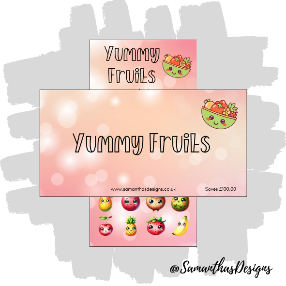 Yummy Fruits Savings Tracker