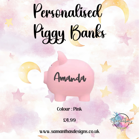 Personalised Piggy Banks