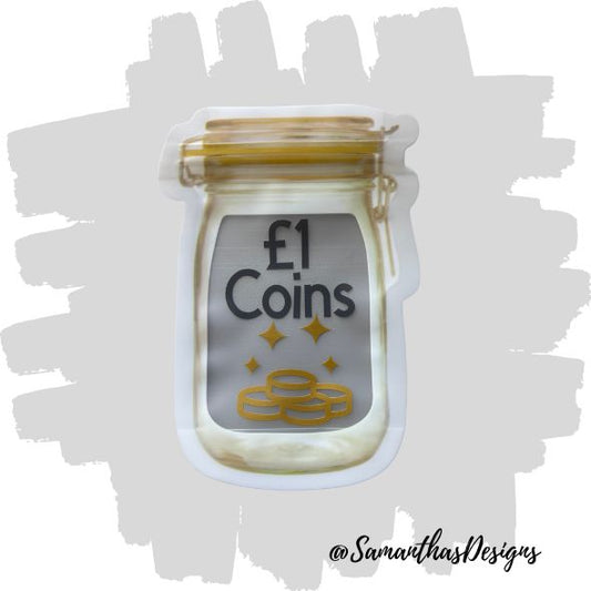 £1 Coin Pouch - Cash Stuffing