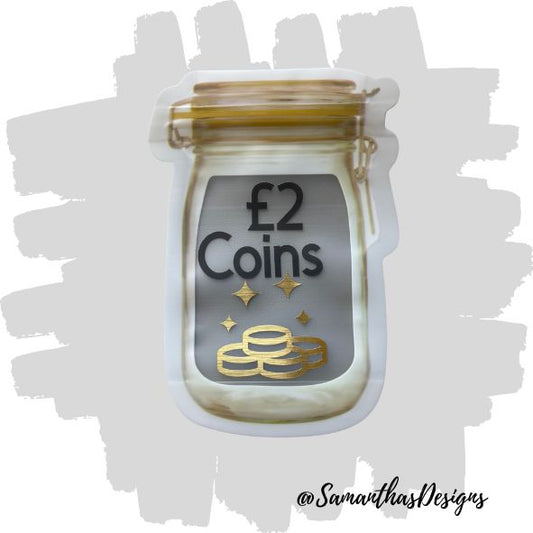 £2 Coin Pouch - Cash Stuffing