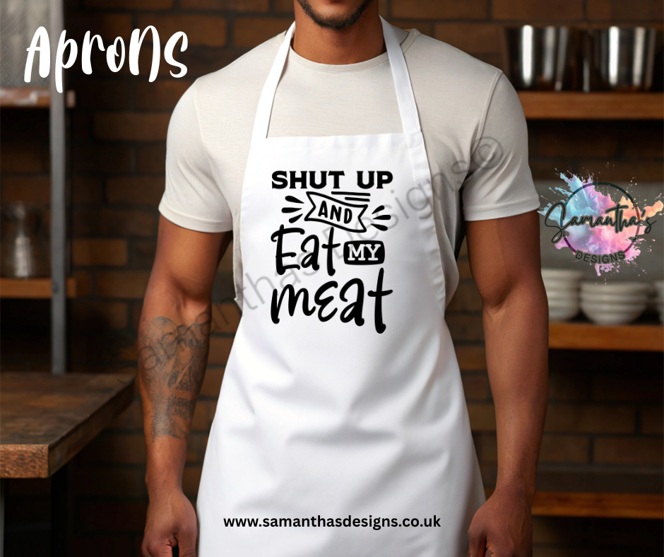 Apron - Shut Up & Eat My Meat