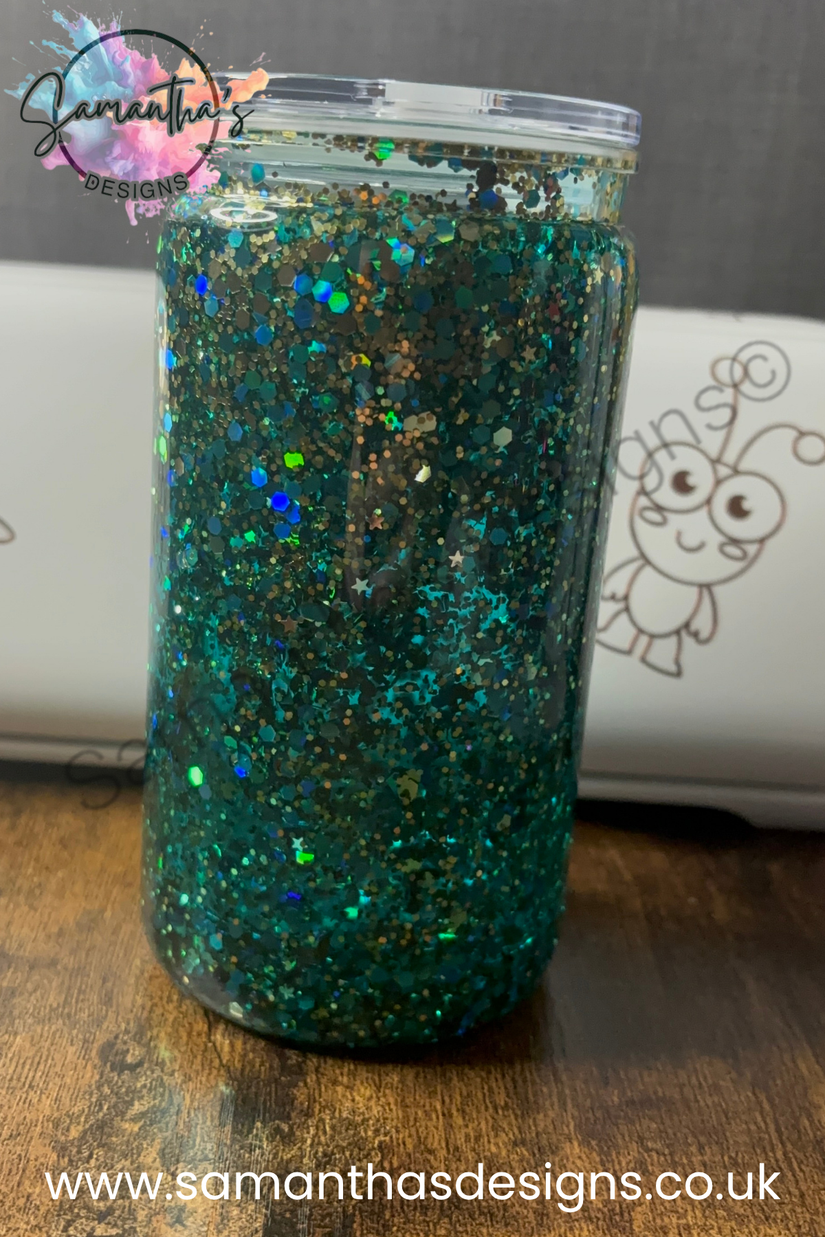 PRE-MADE : 16oz Snowglobe Tumblers