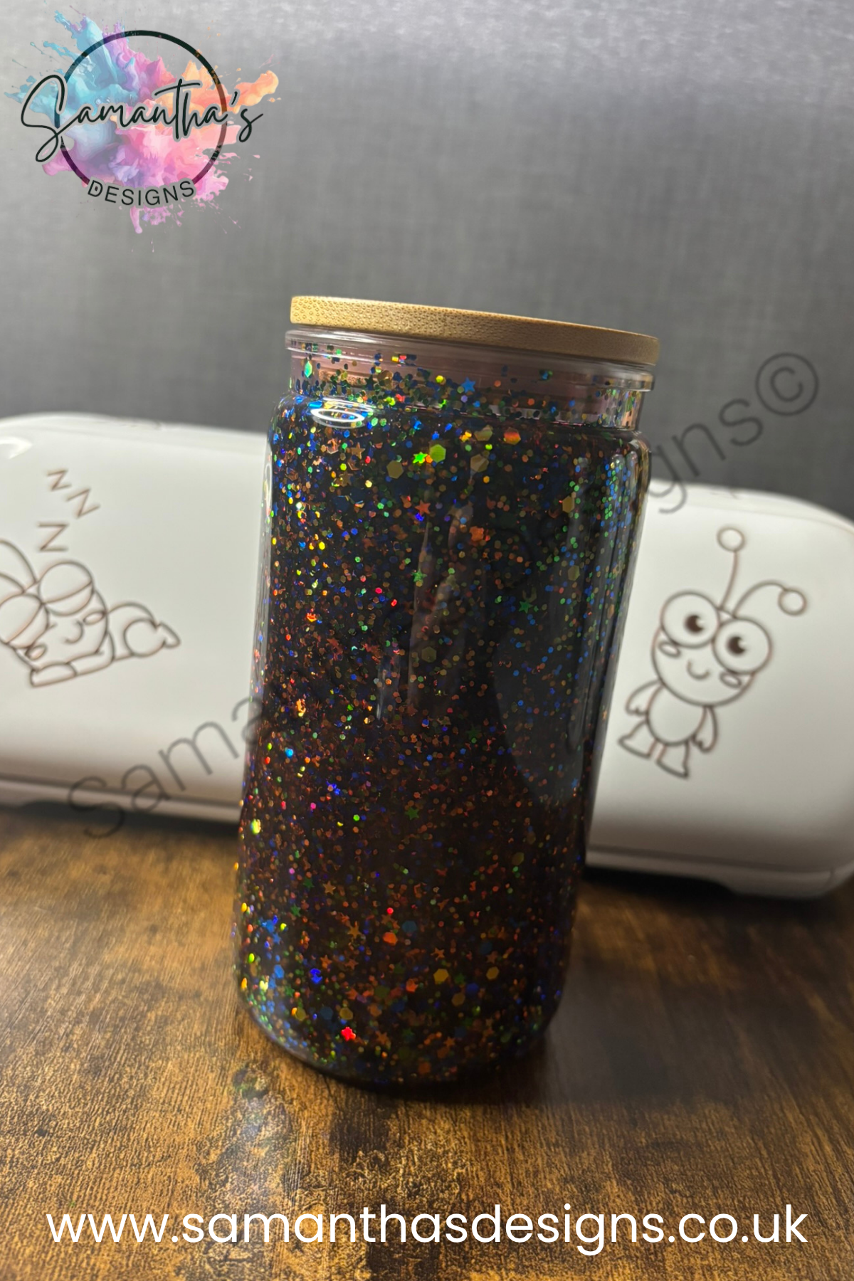 PRE-MADE : 16oz Snowglobe Tumblers