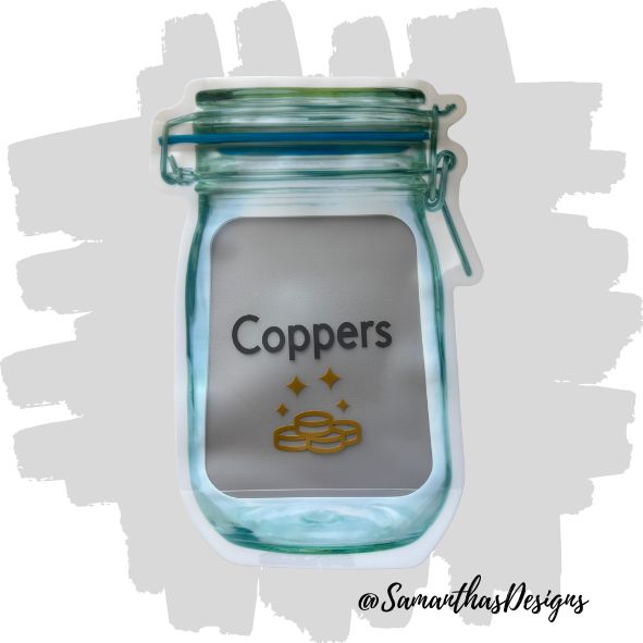 Coppers Coin Pouch - Cash Stuffing