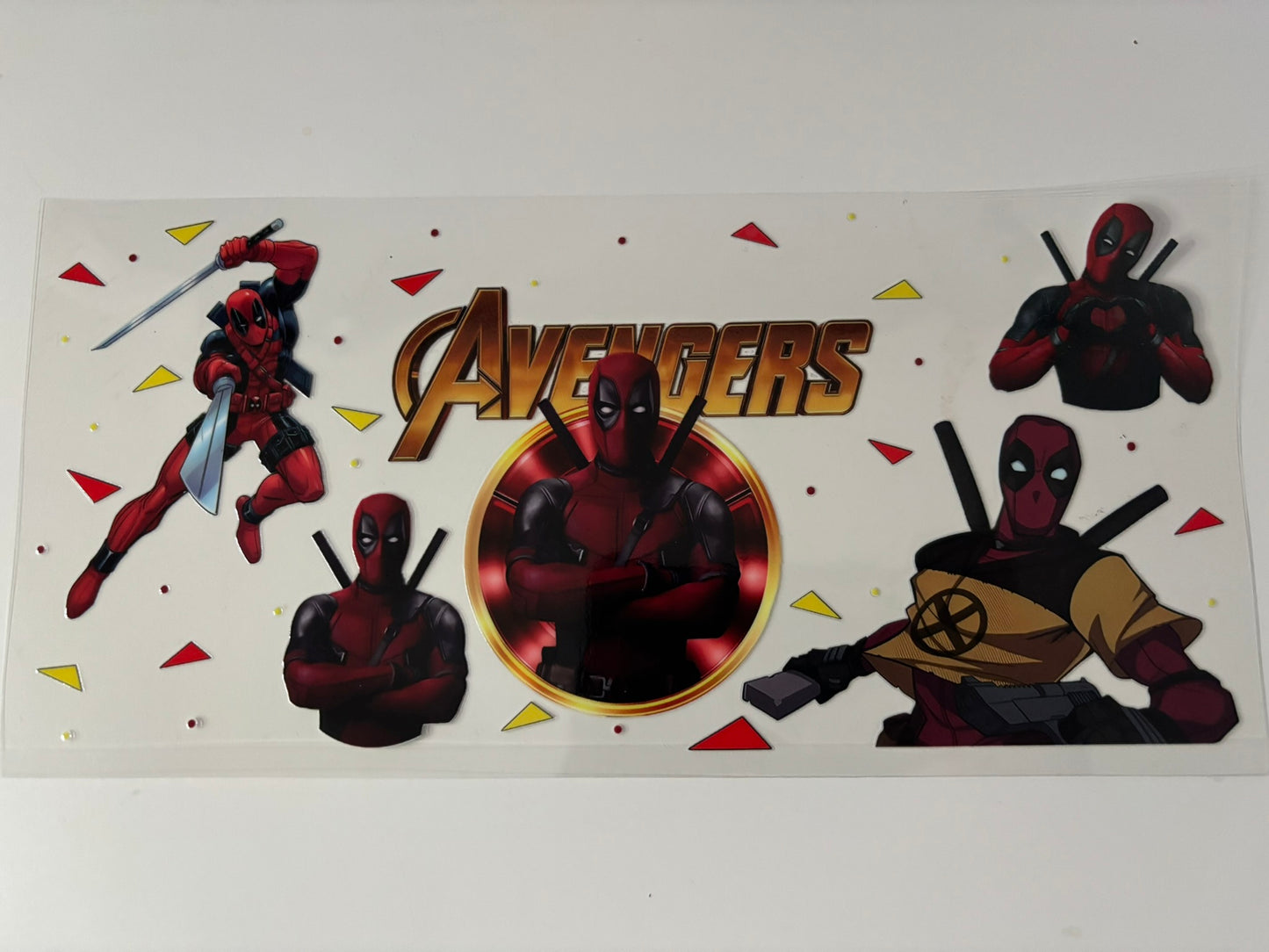 16oz Tumbler Decals - Marvel & Avenger Designs