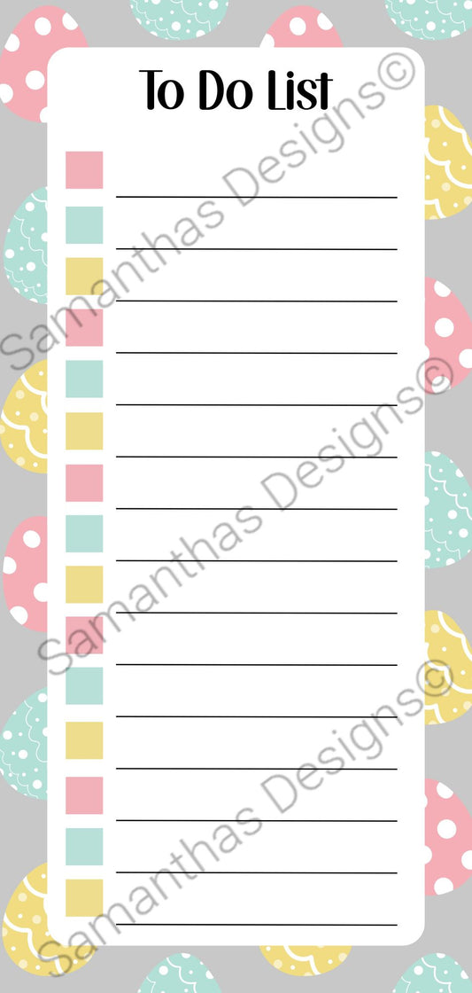 To Do List Pad - Easter Eggs