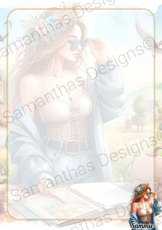 A5 Tear-Off Notepad - Personalised 15 Girlies Designs