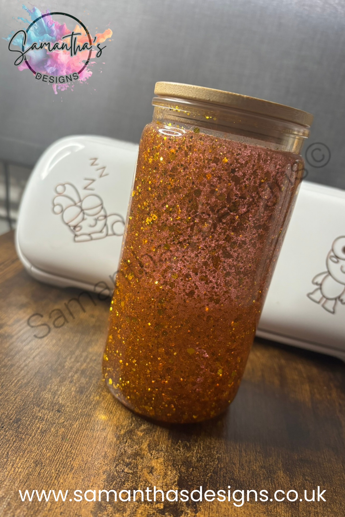 PRE-MADE : 16oz Snowglobe Tumblers