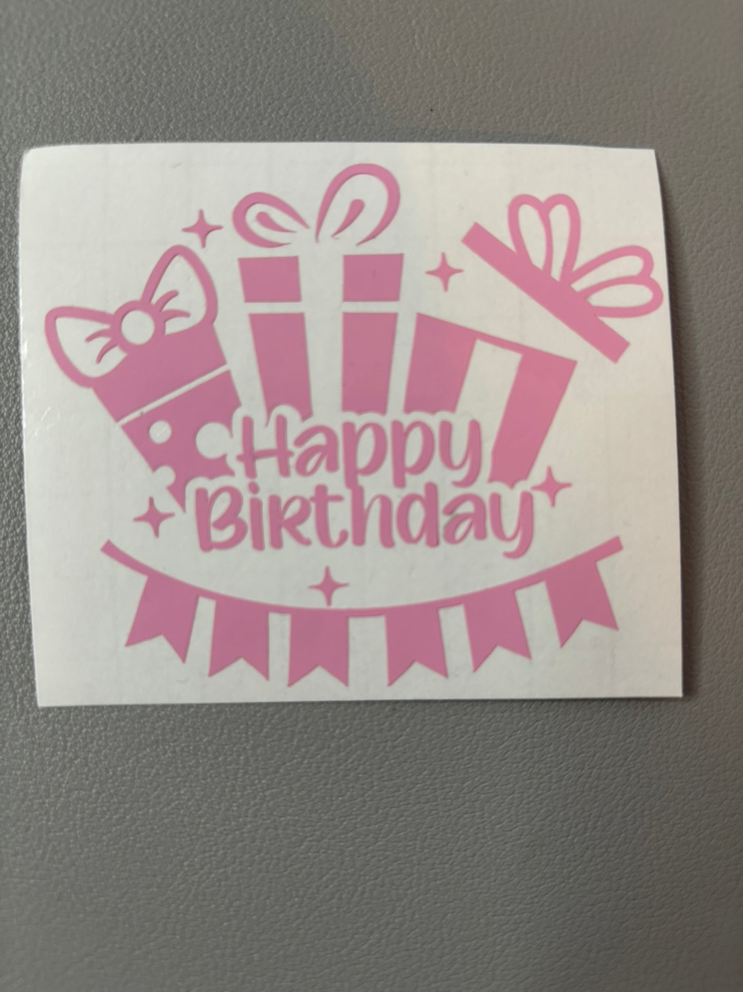 Happy Birthday Vinyl Decals