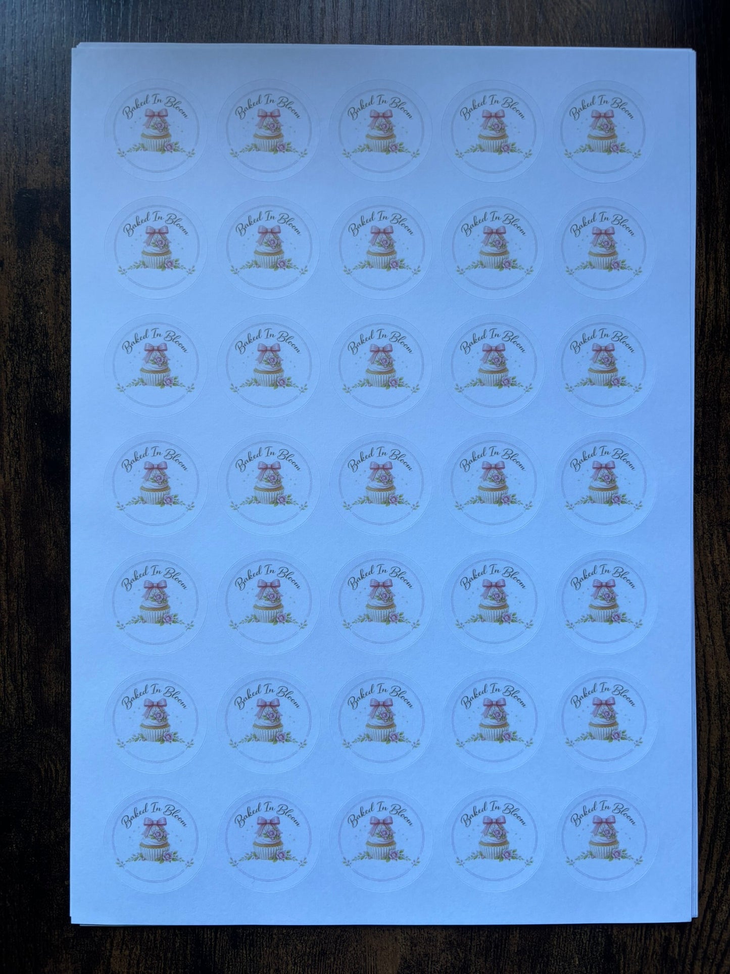 Printed Logo Stickers