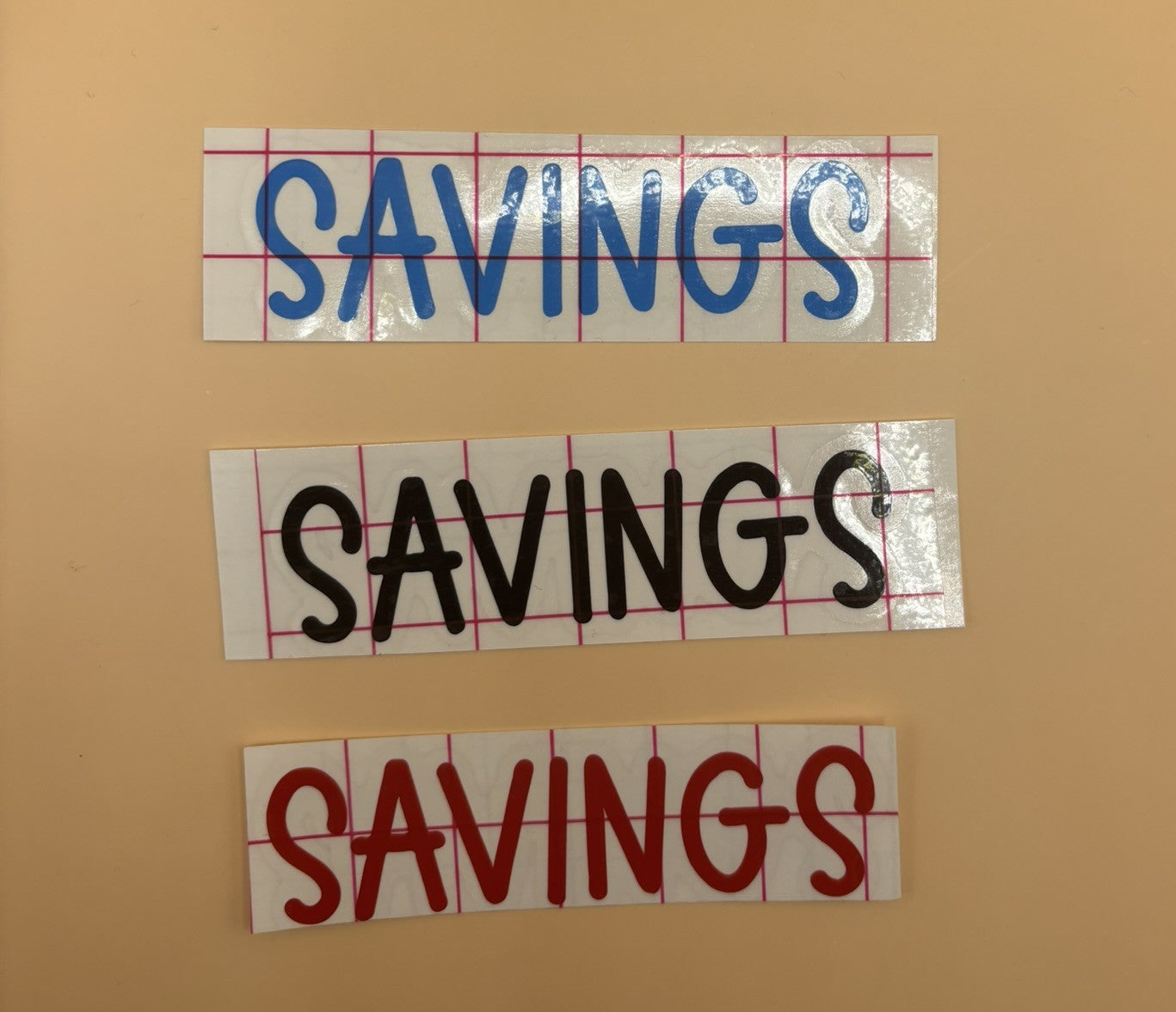 Budget Binder Spine Vinyl Decals - A6 Cash Stuffing - Samantha's Designs