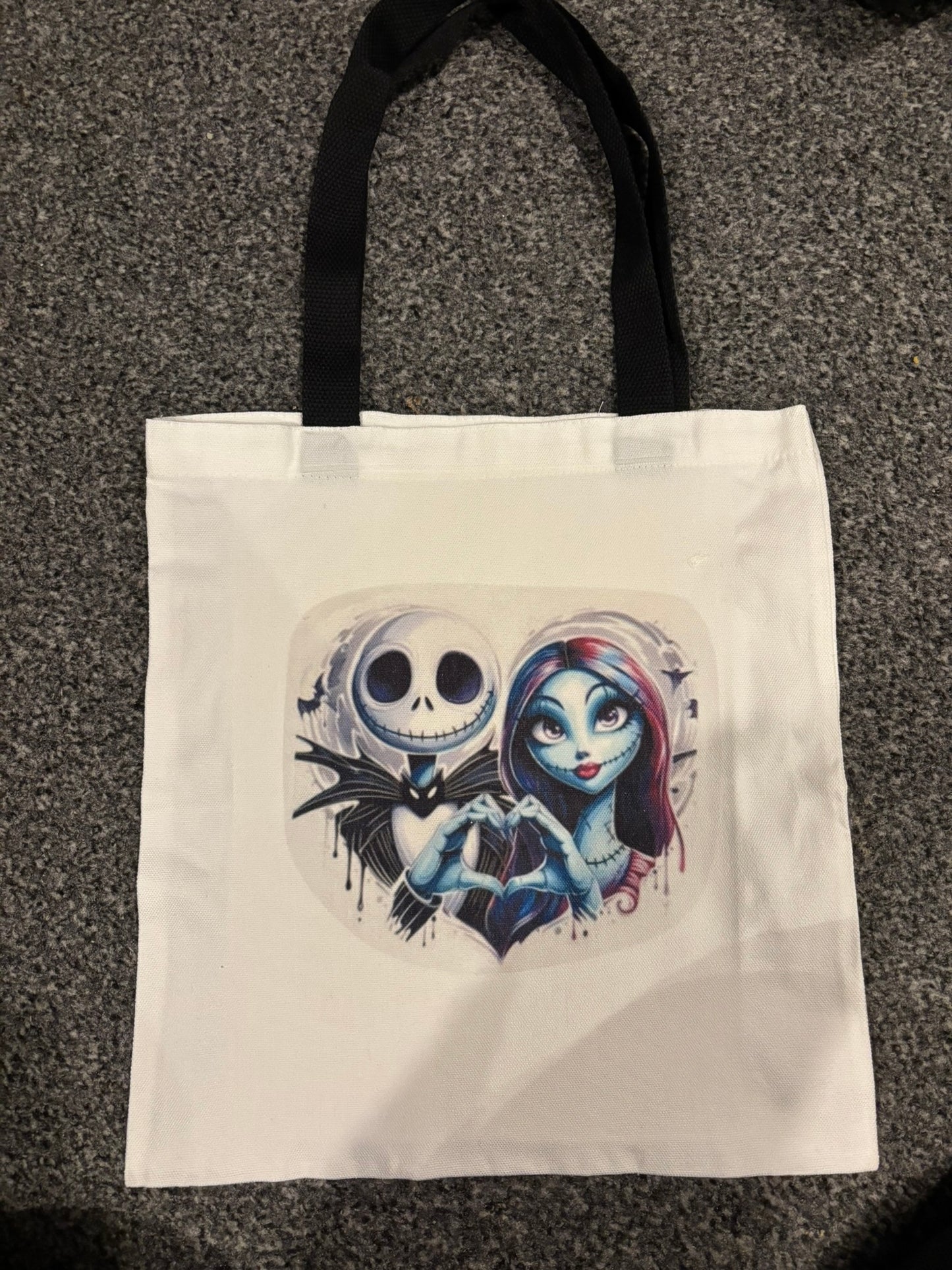 Jack & Sally - Nightmare Canvas Tote Bag