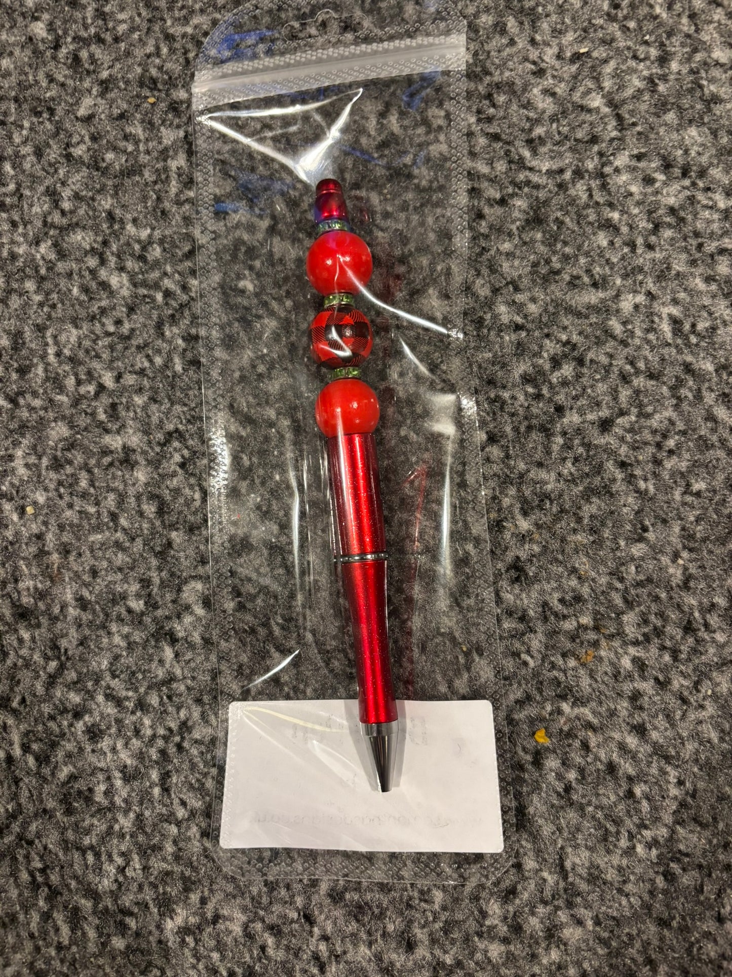 REDUCED TO CLEAR - Christmas Bead Pens