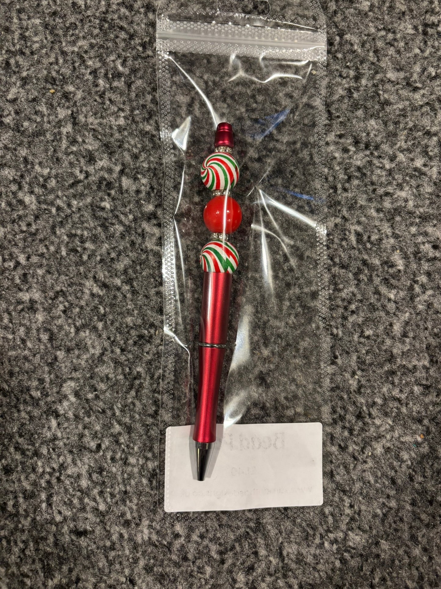 REDUCED TO CLEAR - Christmas Bead Pens