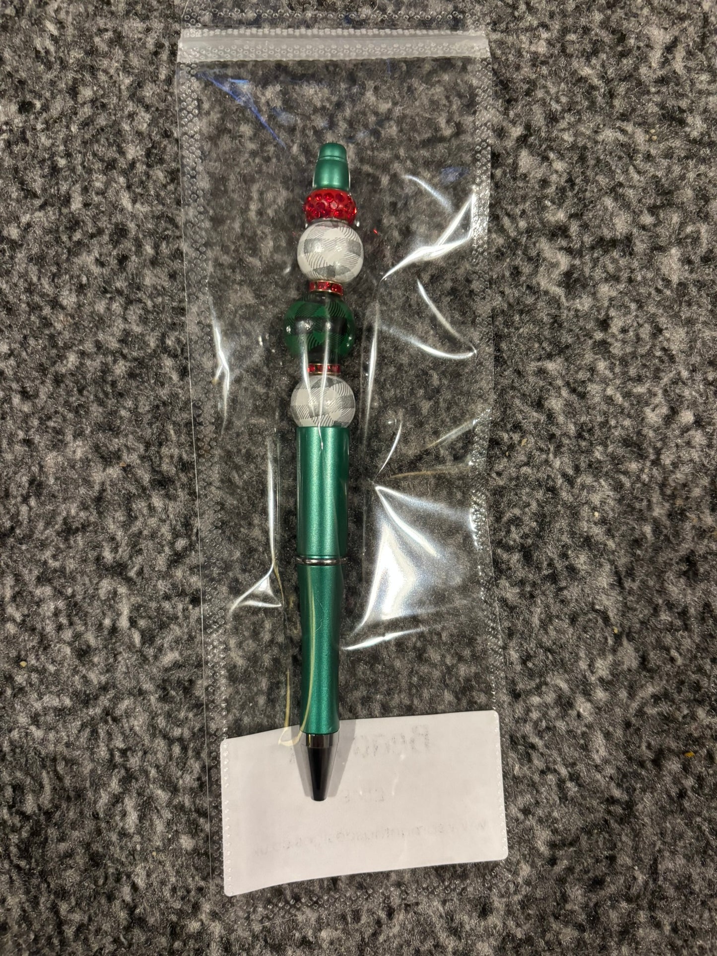 REDUCED TO CLEAR - Christmas Bead Pens