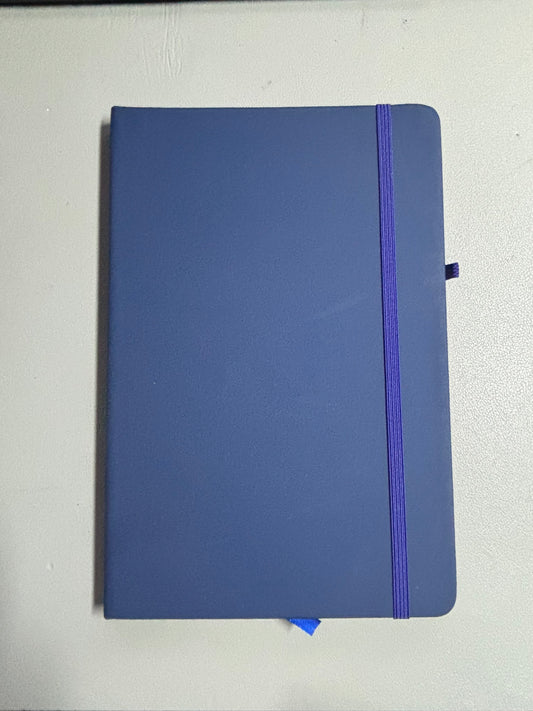 Custom Navy Hardback Lined Notebooks (A5)