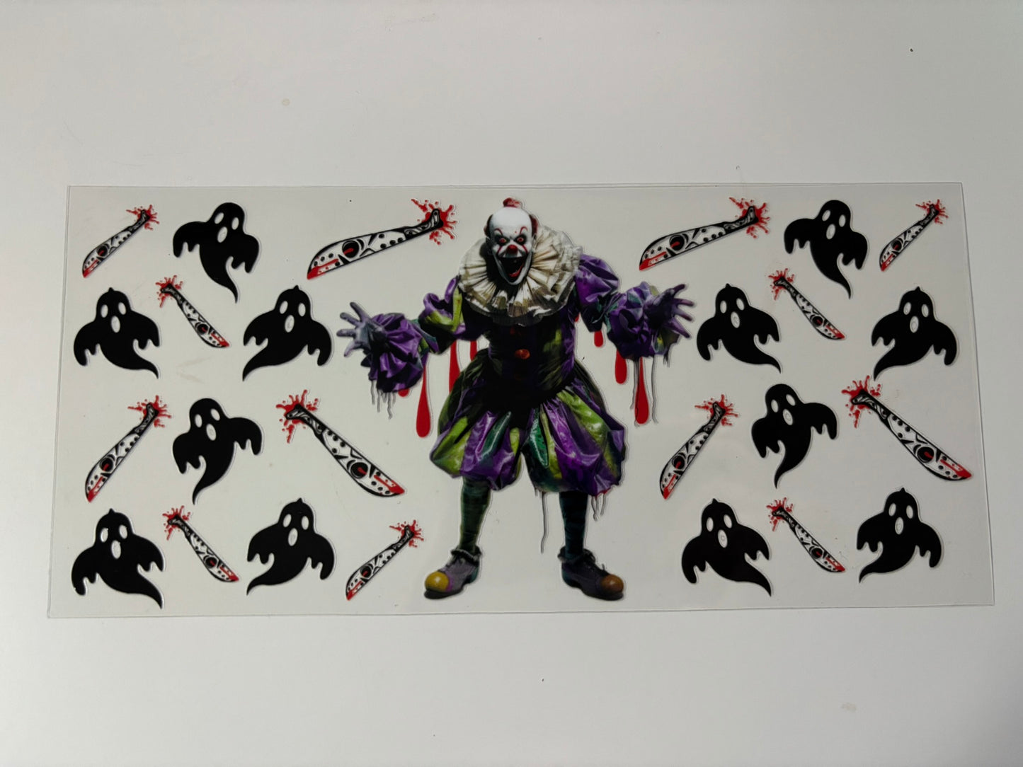 16oz Tumbler Decals - Horror Theme / Halloween