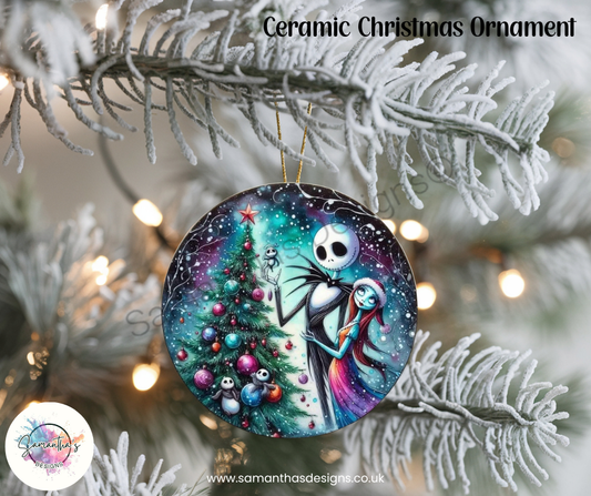 Ceramic Christmas Ornament - Nightmare Before Christmas