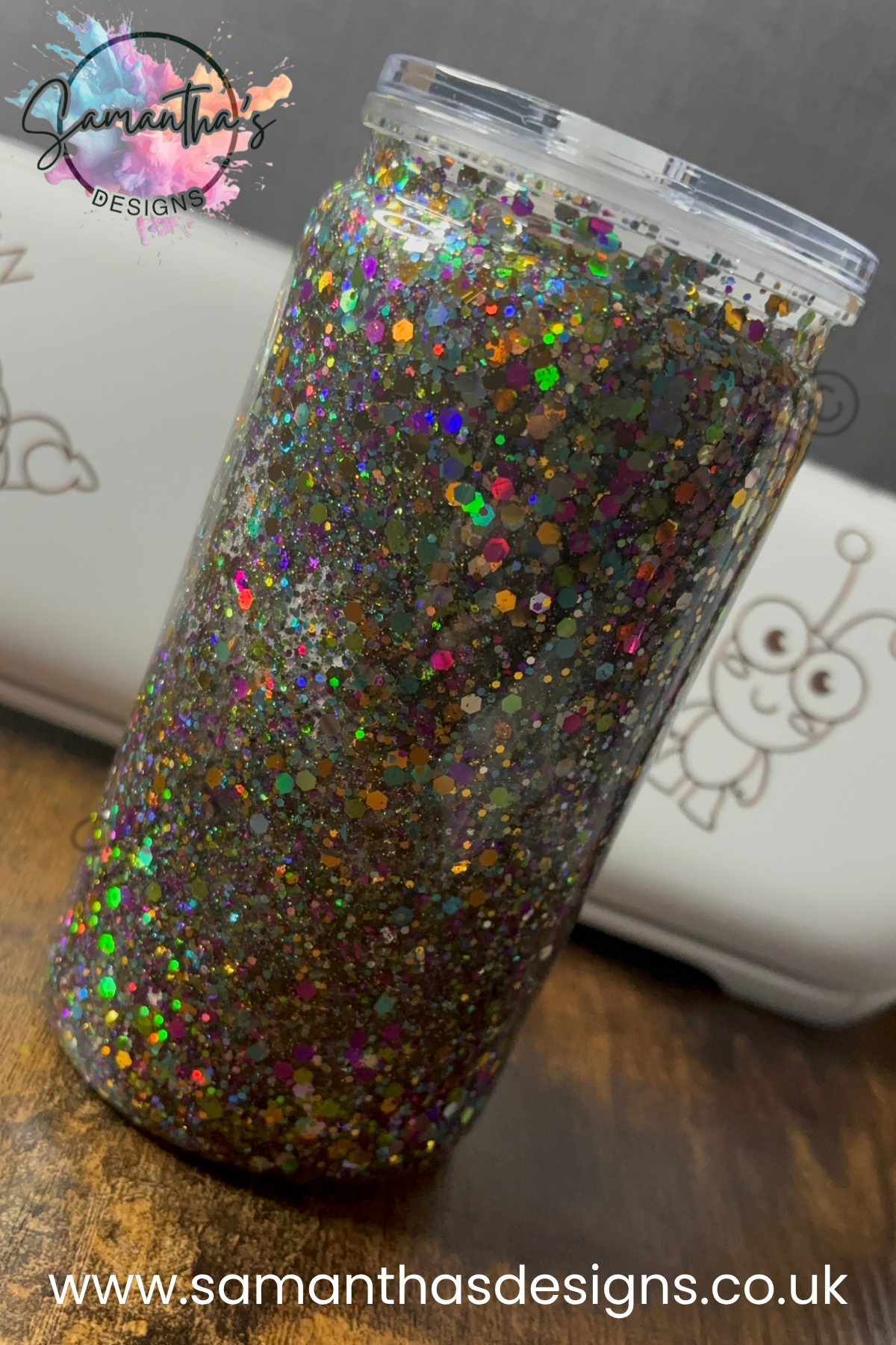 PRE-MADE : 16oz Snowglobe Tumblers