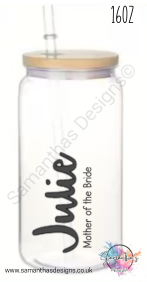 16oz Custom Bridal Party Tumblers