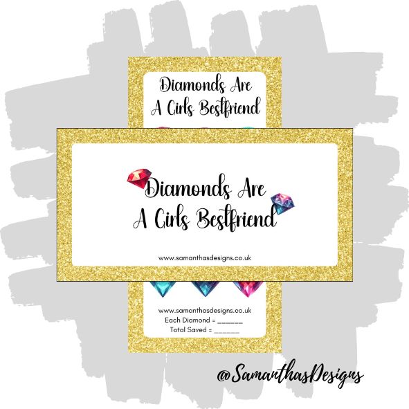 Diamonds Are A Girls Best Friend Savings Tracker