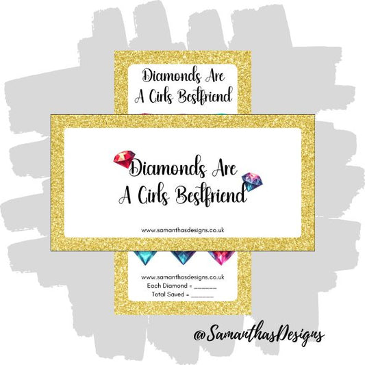 Diamonds Are A Girls Best Friend Savings Tracker