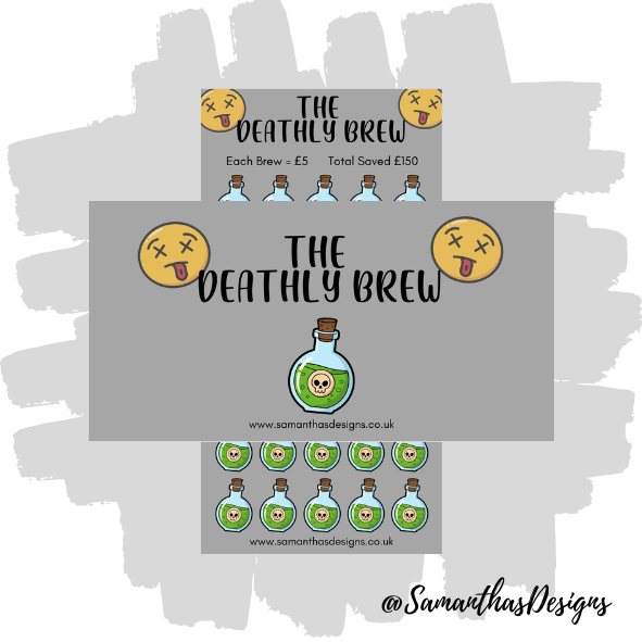 The Deathly Brew Savings Tracker