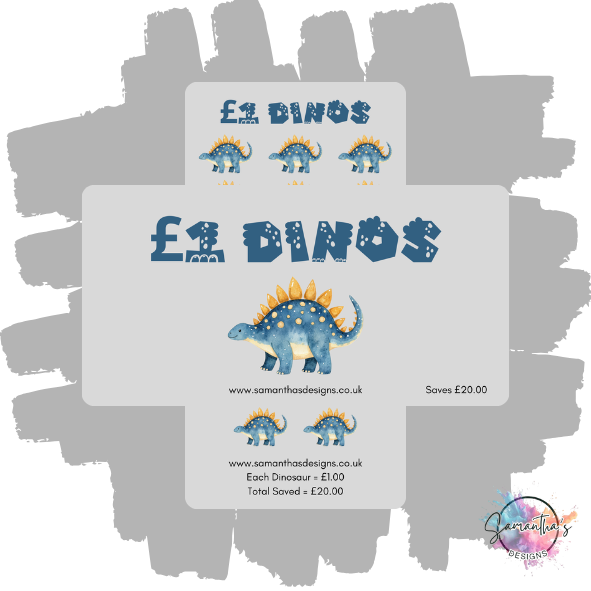 £1 Dinos Savings Challenge