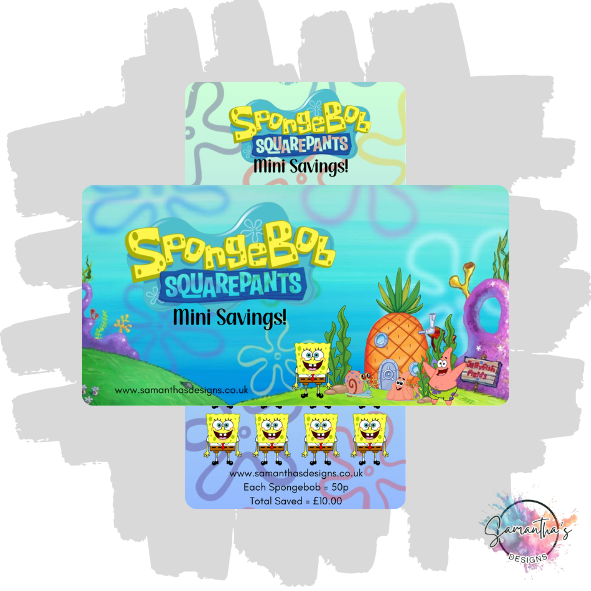 Spongebob Mini Savings Tracker