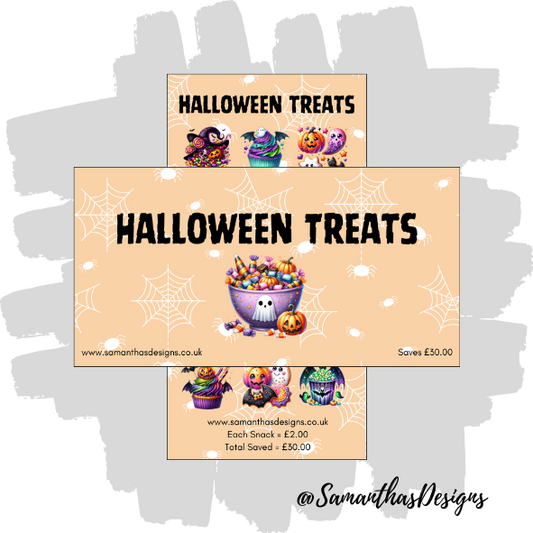 Halloween Treats Savings Tracker