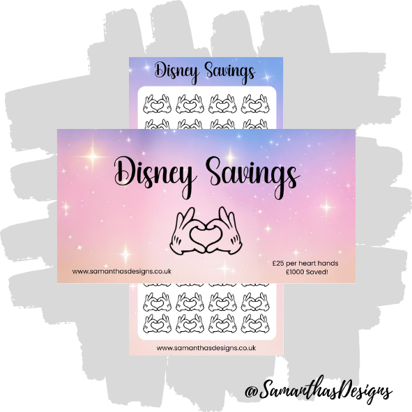 Disney Savings Savings Tracker