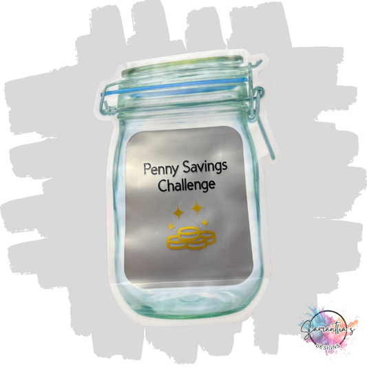 Penny Savings Challenge Coin Pouch