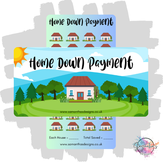 Home Down Payment Savings Tracker