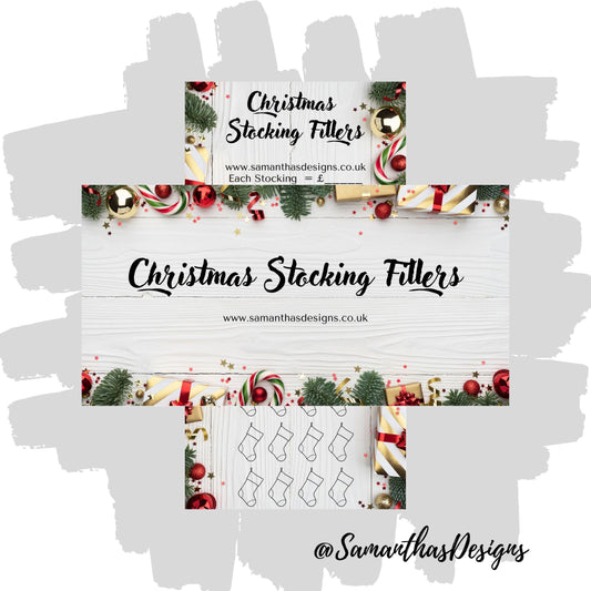 Wooden Christmas Stocking Filler Savings Tracker