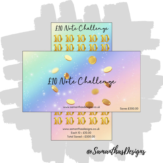£10 Note Savings Challenge